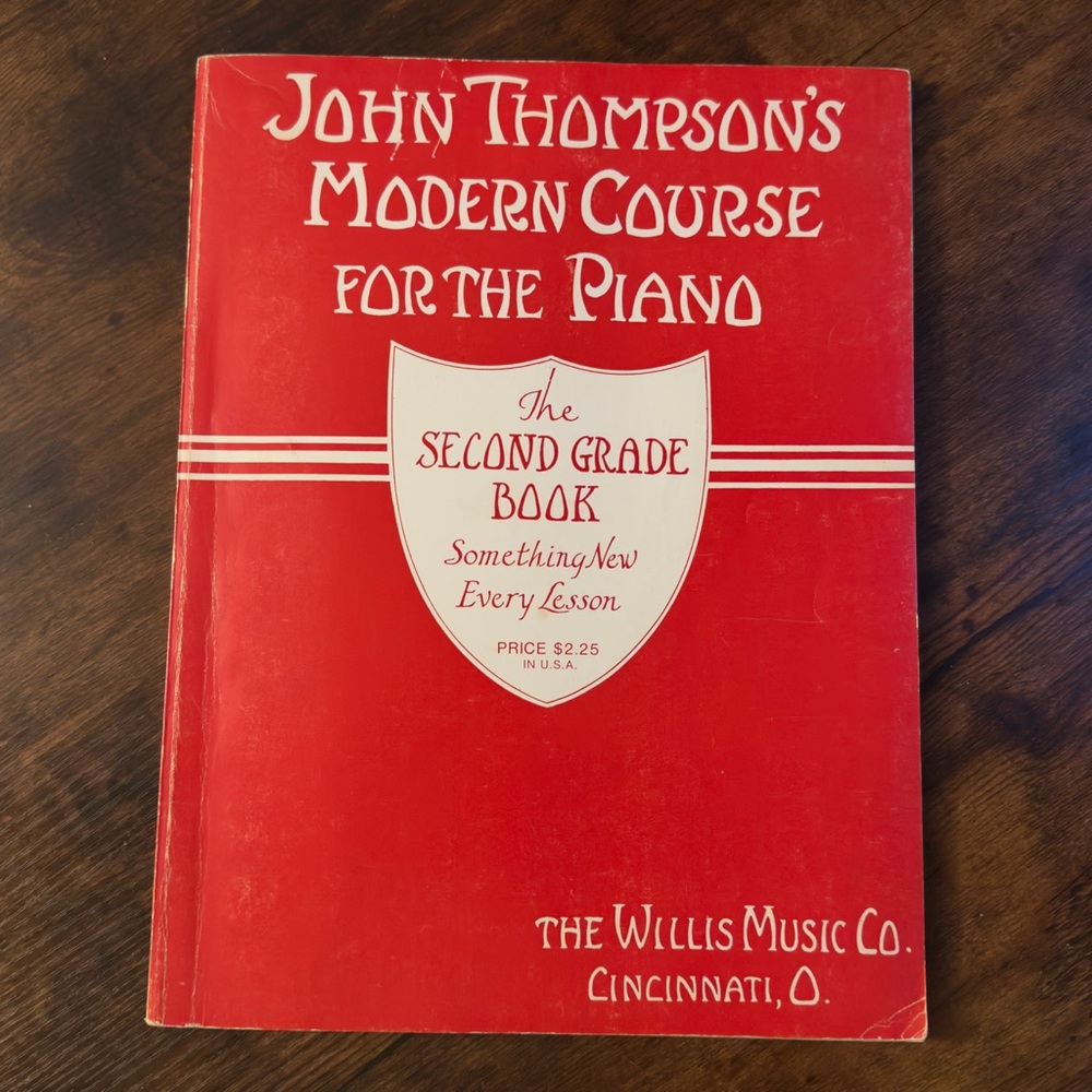 Vintage John Thompson's Modern Course for the Piano Book The Second Grade Book